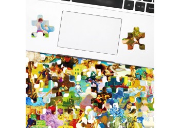 50 stuk wereld meesterwerk schilderen Cartoon stickers voor kinderen en volwassenen Beloningsstickers Journal Laptop Telefoon Stickers